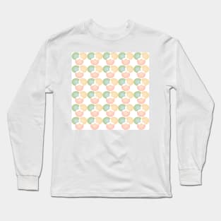 Colorful spheres in geometric pattern Long Sleeve T-Shirt